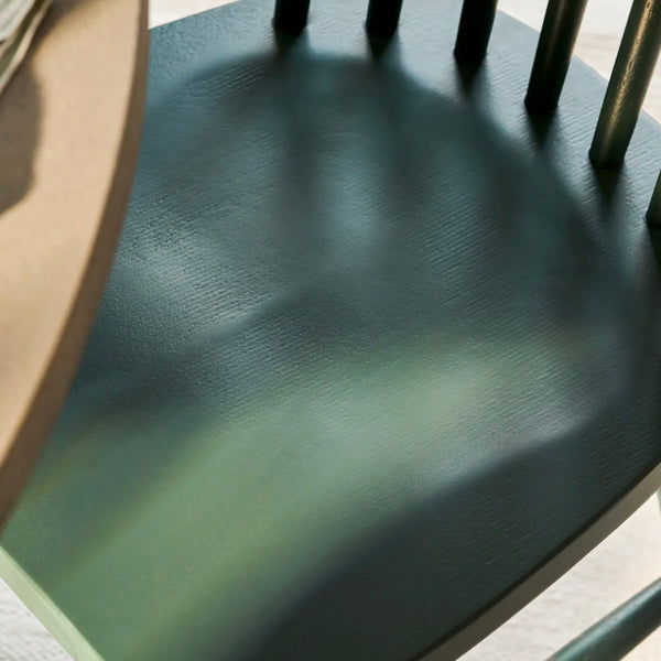 SPINDLE DINING CHAIR | FOREST GREEN