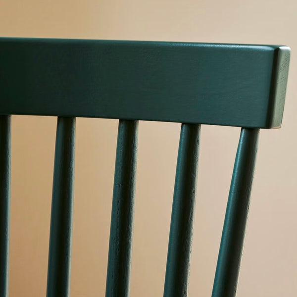 SPINDLE DINING CHAIR | FOREST GREEN