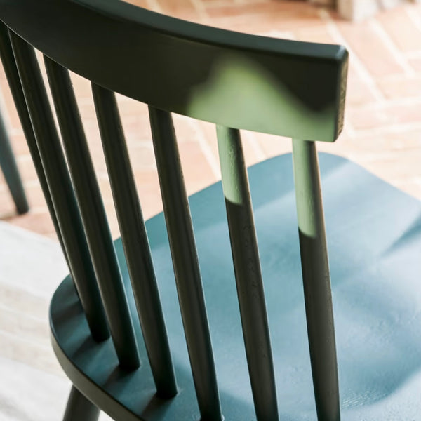 SPINDLE DINING CHAIR | FOREST GREEN