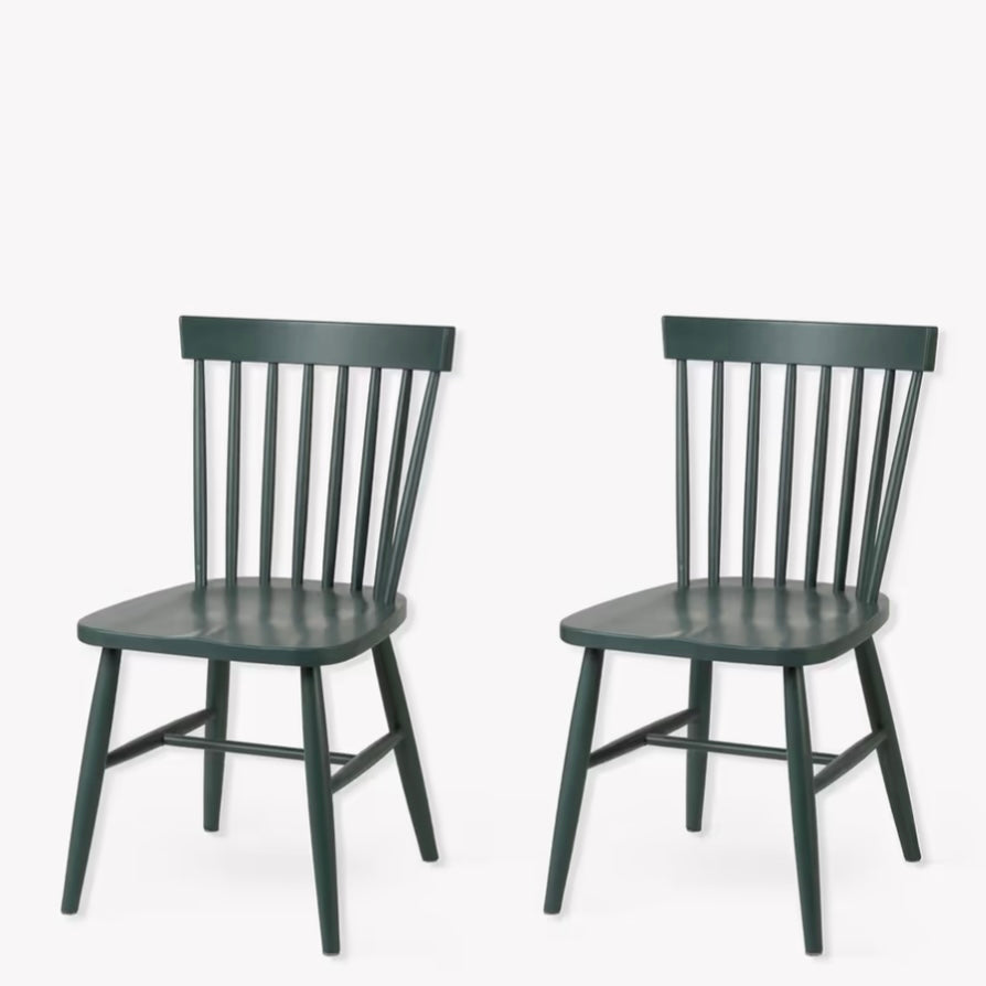 Spindle Dining Chair - Forest Green
