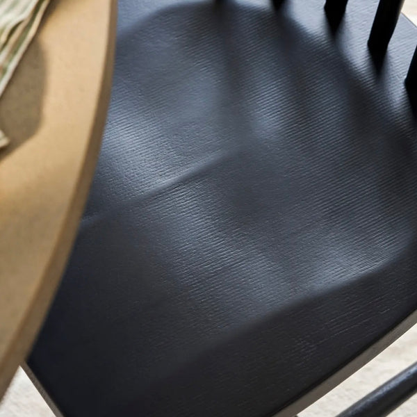 SPINDLE DINING CHAIR | CARBON