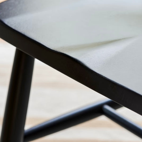 SPINDLE DINING CHAIR | CARBON