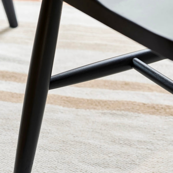 SPINDLE DINING CHAIR | CARBON