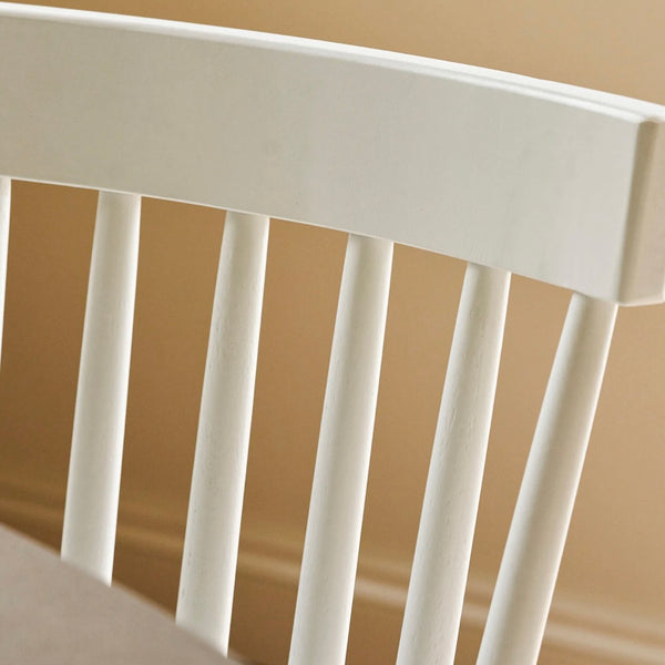 SPINDLE DINING CHAIR | CHALK WHITE