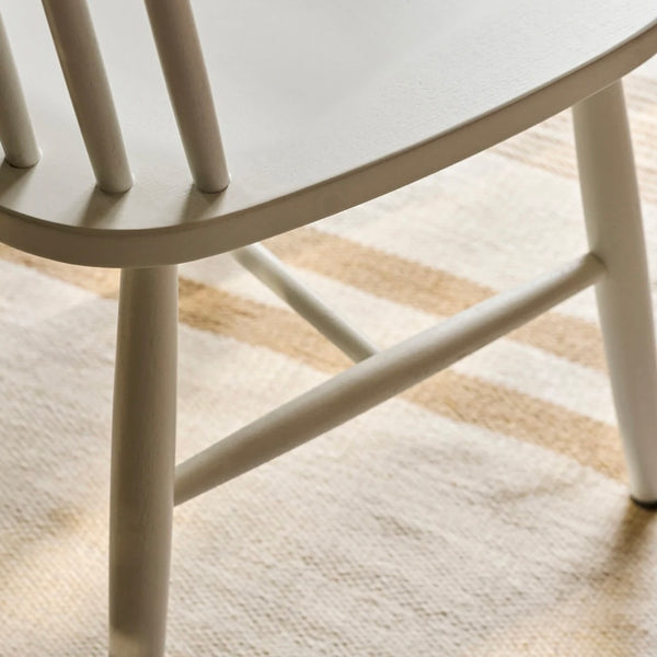 SPINDLE DINING CHAIR | CHALK WHITE