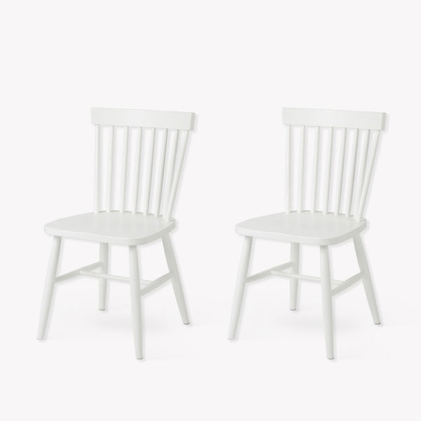 SPINDLE DINING CHAIR | CHALK WHITE