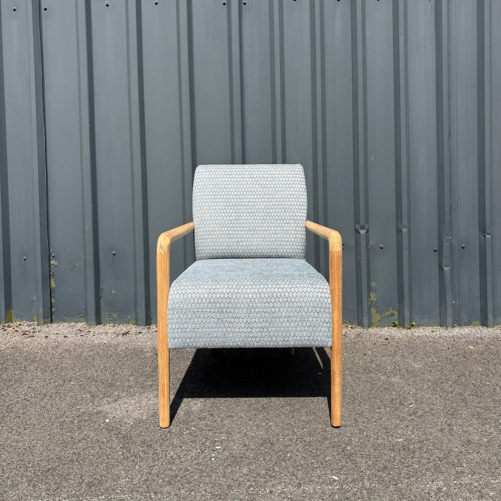 The Classic Scandi - Armchair - Geo-Blue