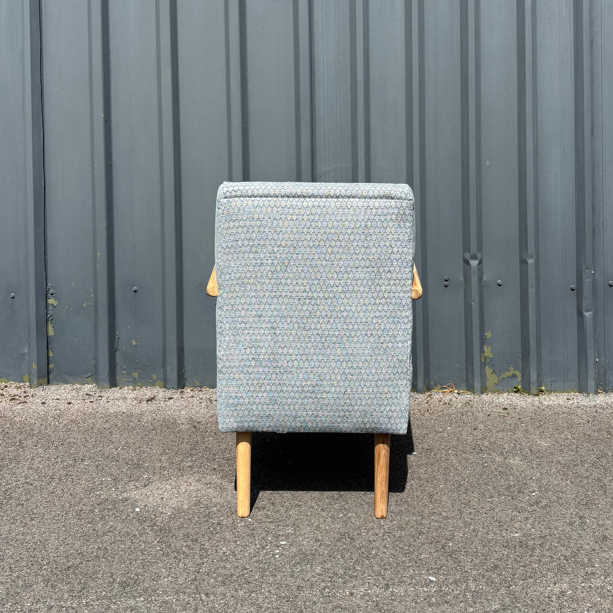 The Classic Scandi - Armchair - Geo-Blue