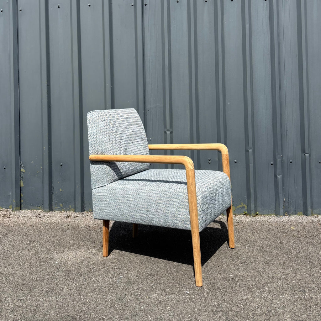 The Classic Scandi - Armchair - Geo-Blue