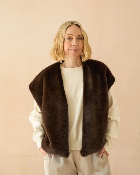 CHALK | CLAIRE GILET | COCOA