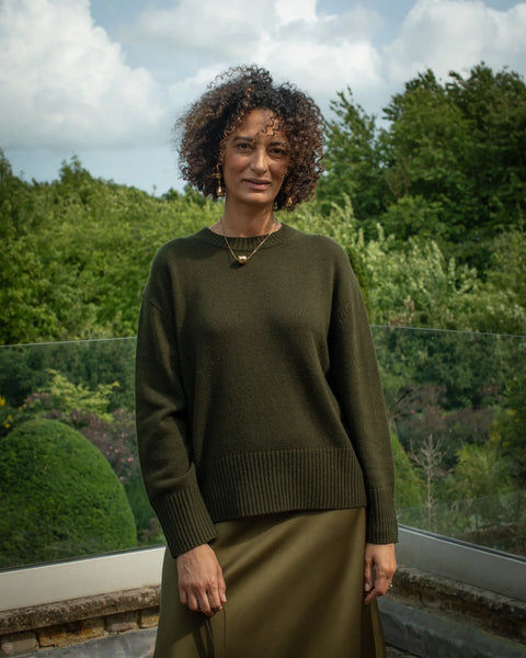 CHALK | DEVON JUMPER | FOREST