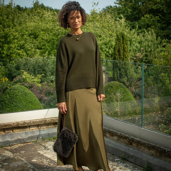 CHALK | DEVON JUMPER | FOREST