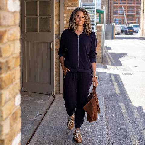 CHALK | ELLA JOGGERS | MIDNIGHT