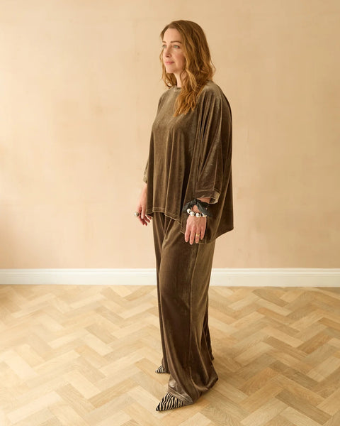 CHALK | TABBY PANT | TRUFFLE