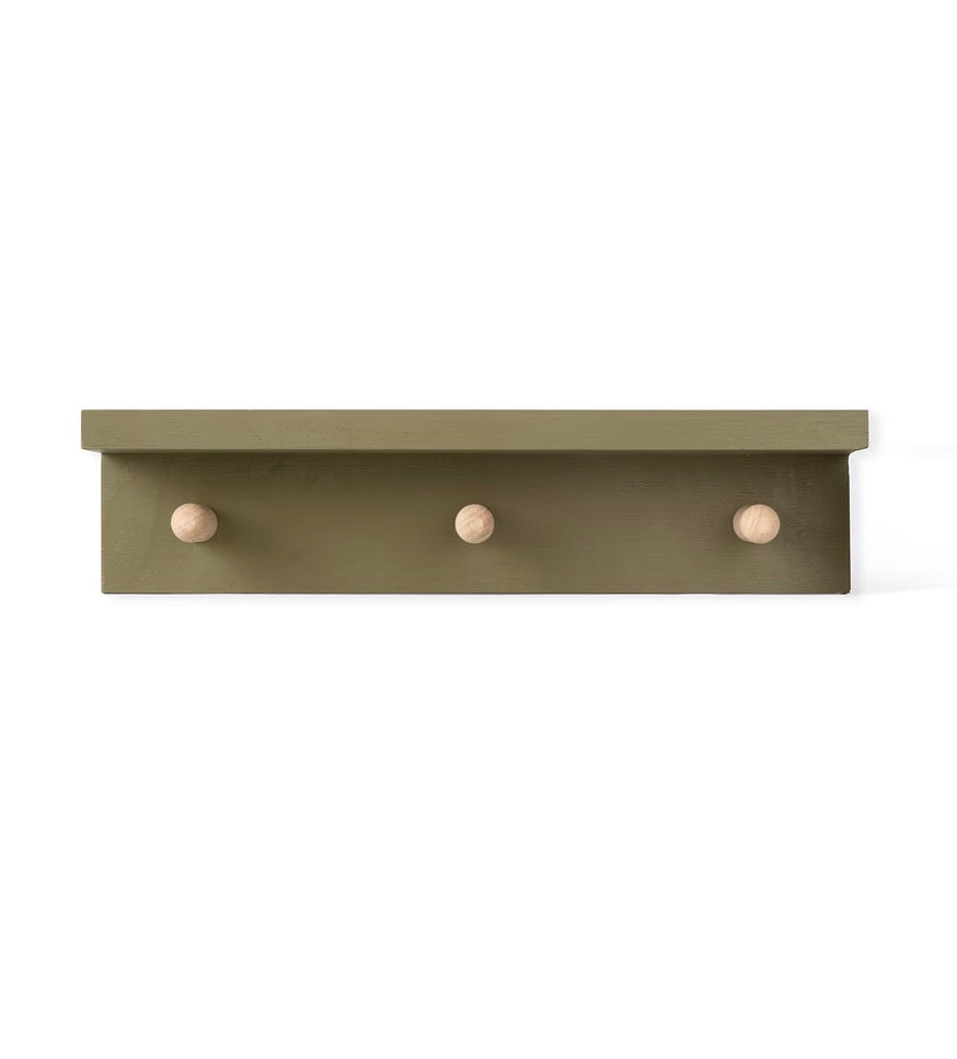 Olive - 3 Peg Shelf