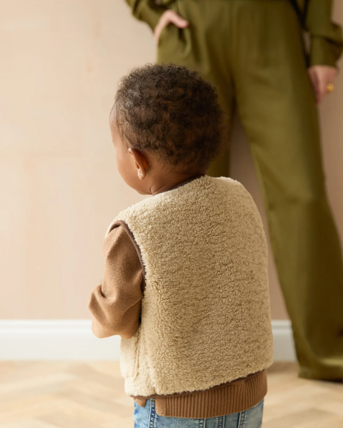Mini Chalk - Lamby Gilet - Oat