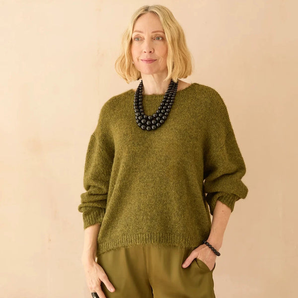 CHALK | PHOEBE JUMPER | MOSS