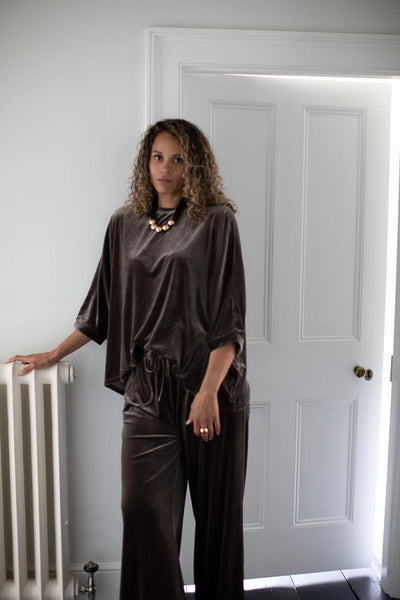 CHALK | TABBY PANT | TRUFFLE