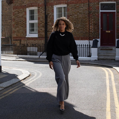 CHALK | UMA JUMPER | BLACK