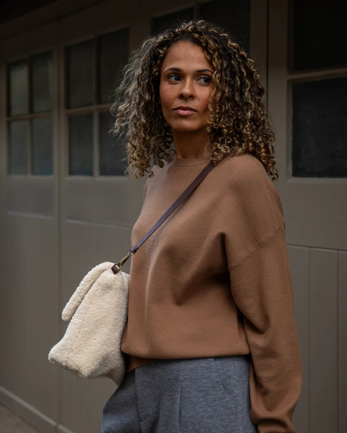Uma Jumper by Chalk - Brick