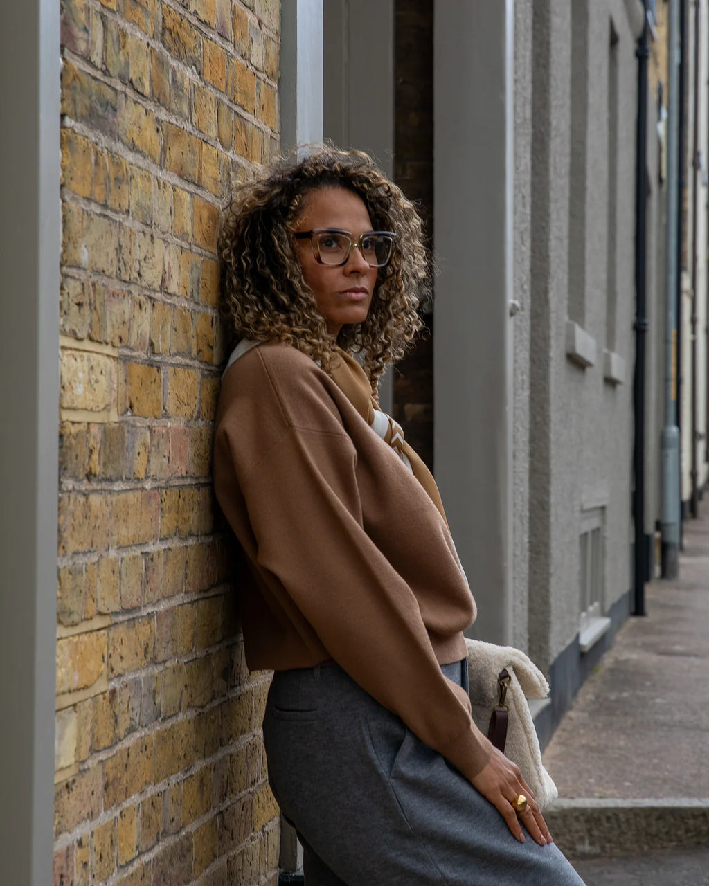 Uma Jumper by Chalk - Brick