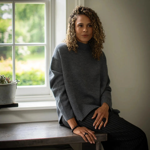 CHALK | DOLLY JUMPER | CHARCOAL