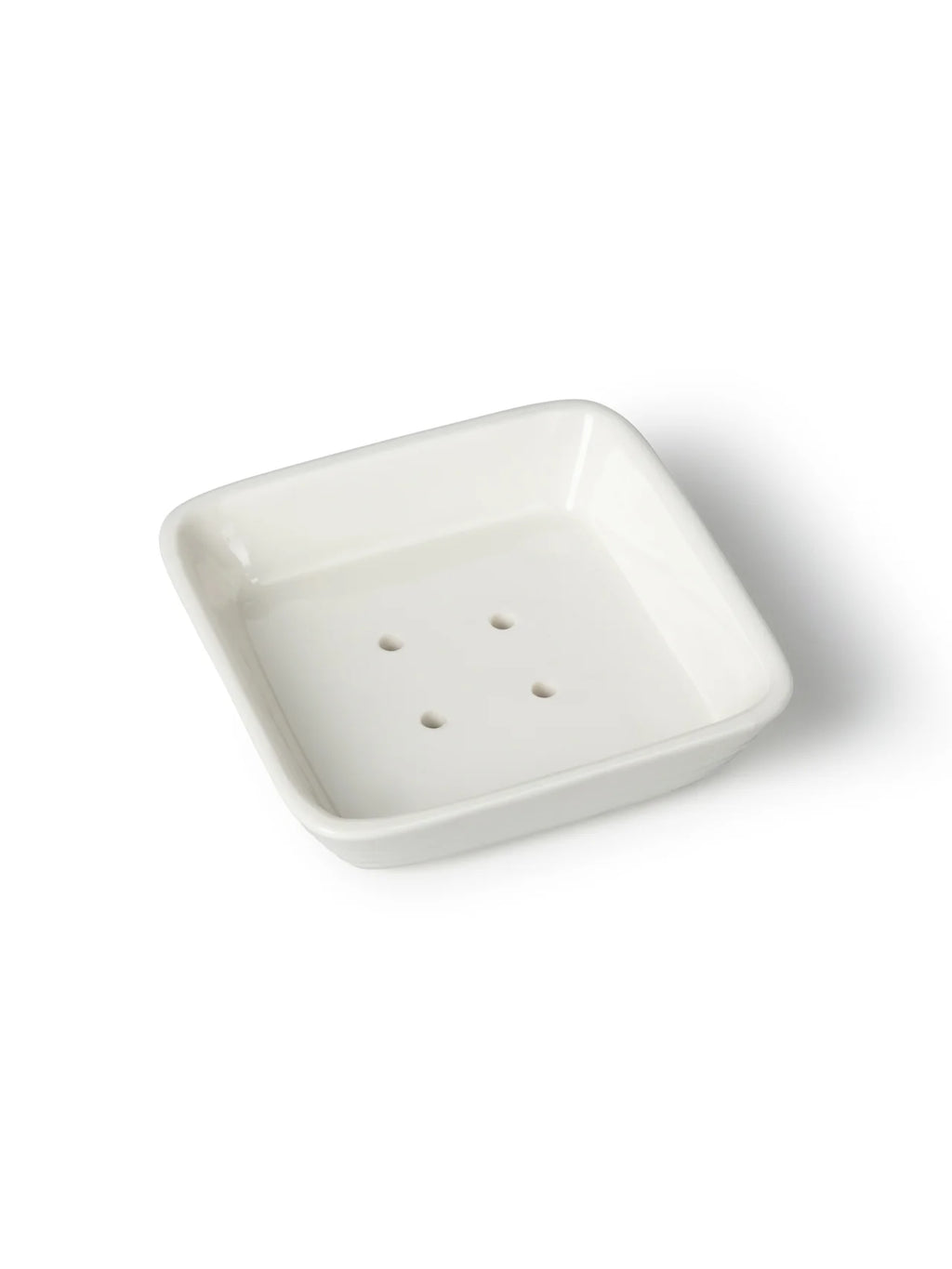 Porcelain Soap Dish by Chalk - White