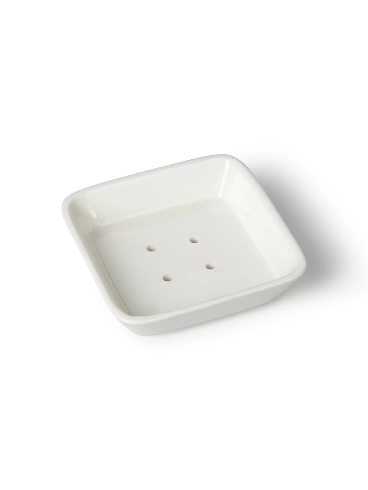 Porcelain Soap Dish by Chalk - White
