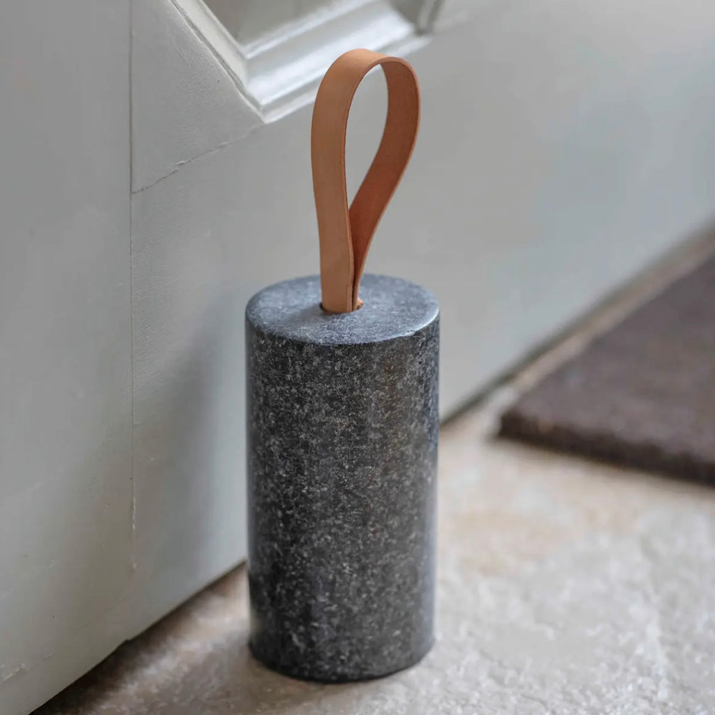 St Mawes - Granite Doorstop - Round