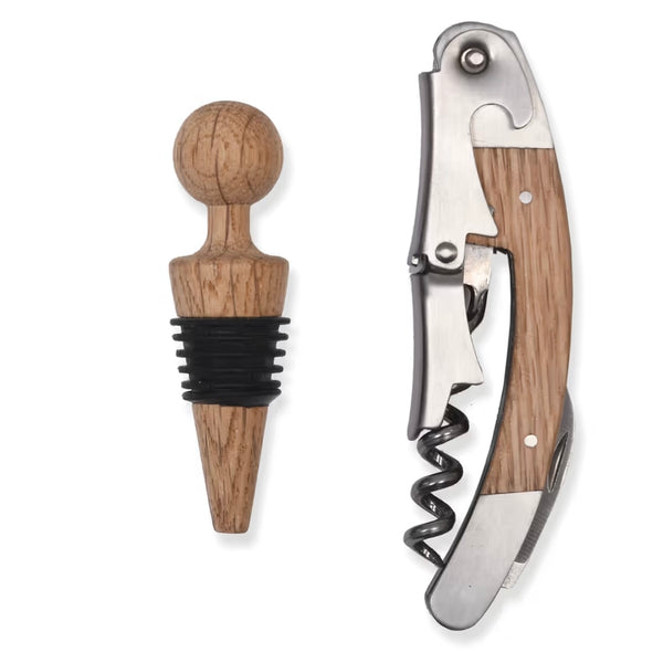 WALCOT | BOTTLE OPENER & STOPPER SET