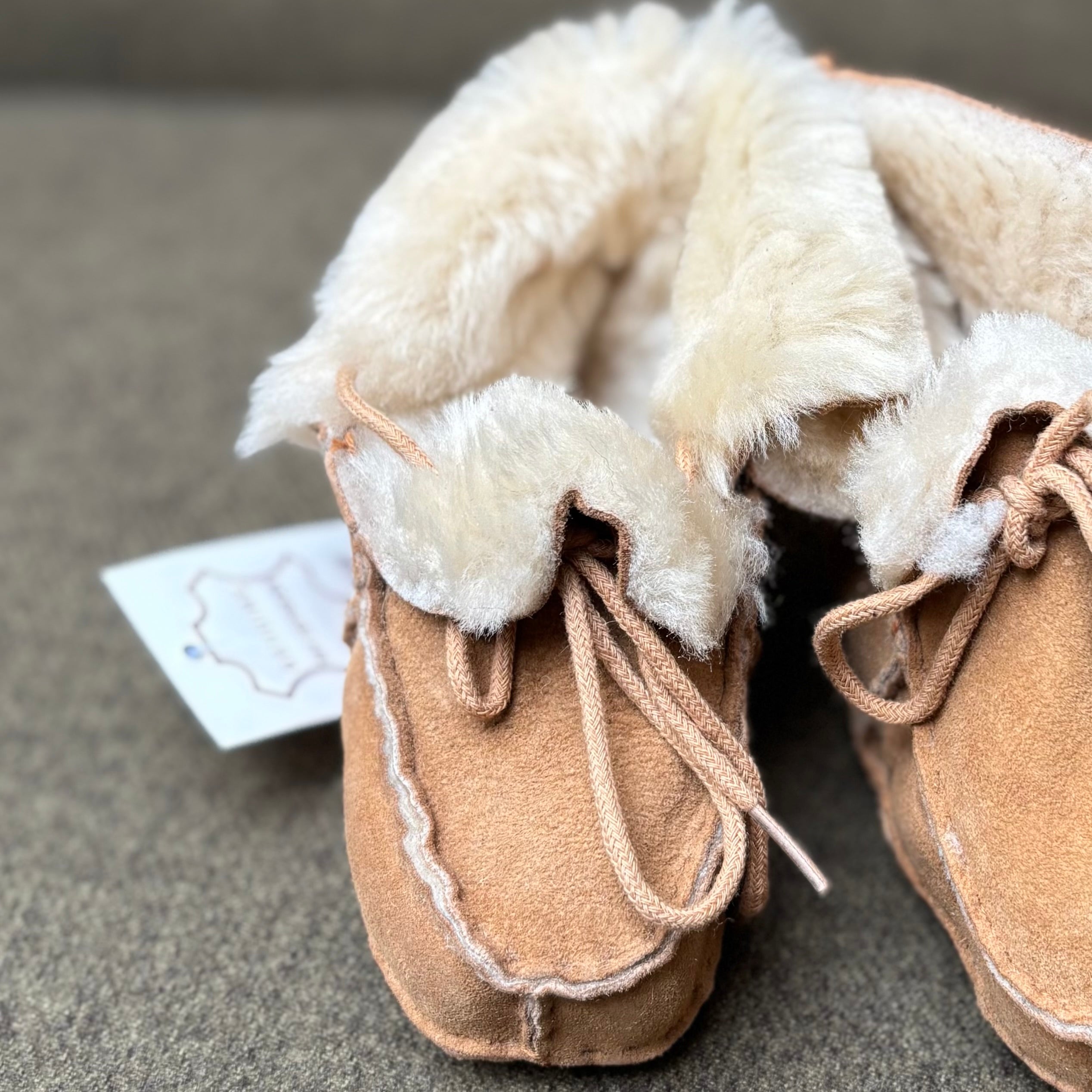 Mini People - Sheepskin Booties