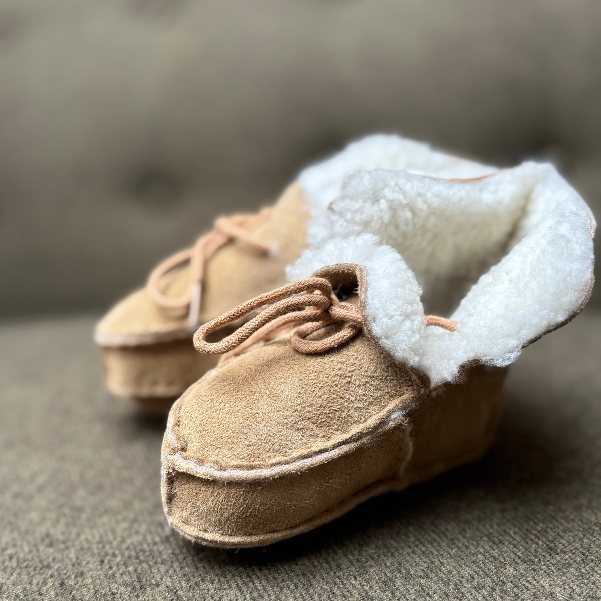 Mini People - Sheepskin Booties