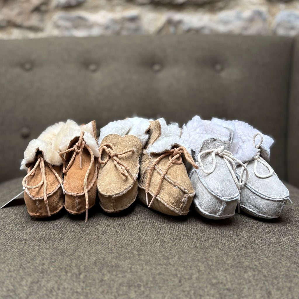 Mini People - Sheepskin Booties