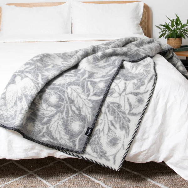 ALPIN | STITCH BLANKET | ASH