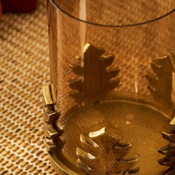 CASTLE COMBE | BRASS TREE CANDLE HOLDER