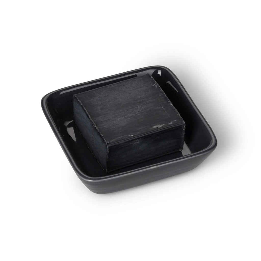 Porcelain Soap Dish by Chalk - Charcoal