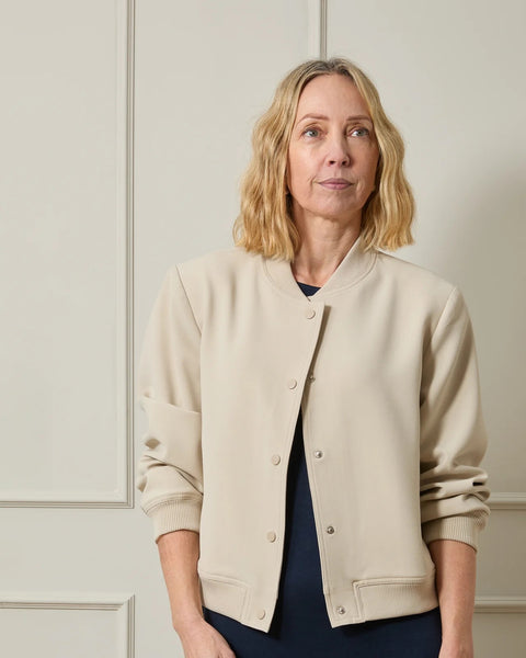 CHALK | TINA JACKET | STONE