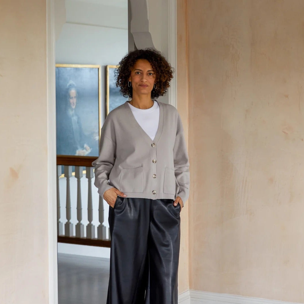 CHALK | MARGARET CARDIGAN | PUTTY