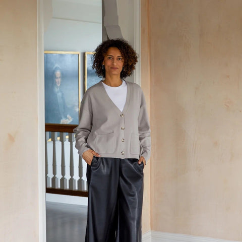 CHALK | MARGARET CARDIGAN | PUTTY