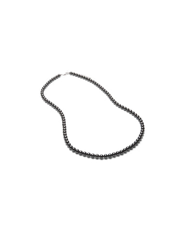 CHALK | HARROGATE LONG BEADED NECKLACE | BLACK