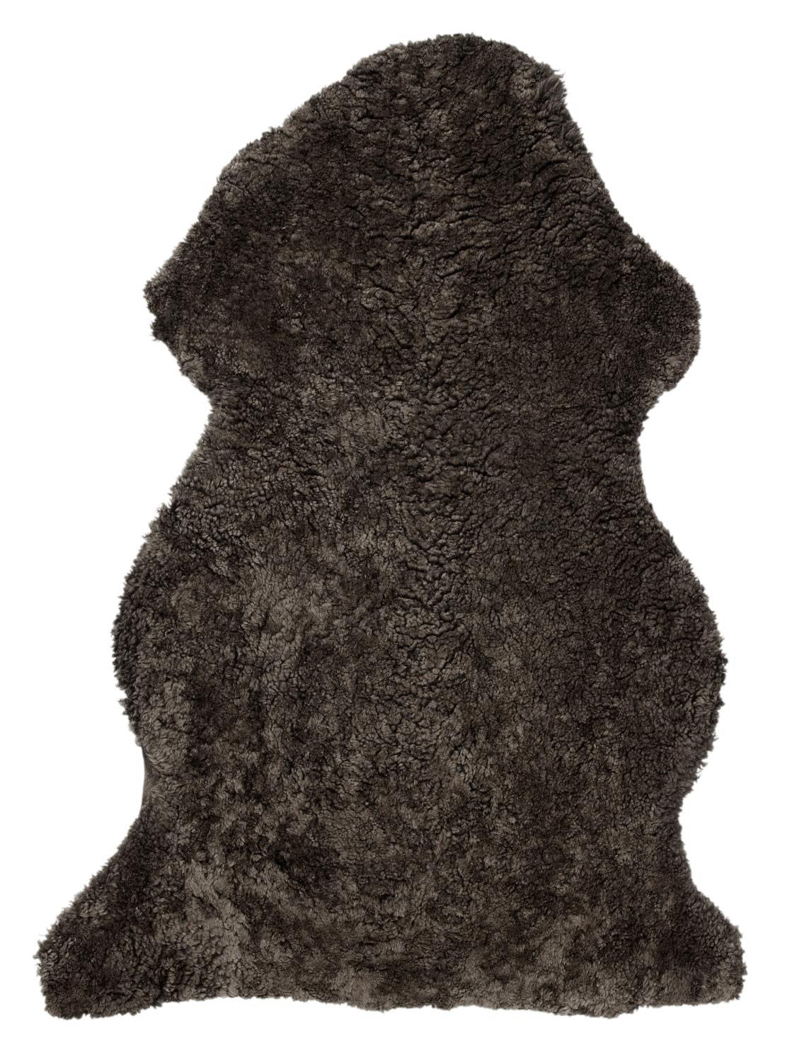 Lars - Large Curly Sheepskin - Chocolate