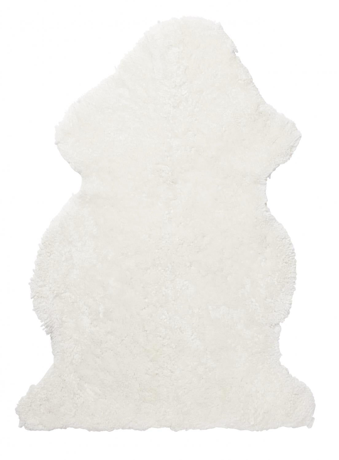Lars - Large Curly Sheepskin - White