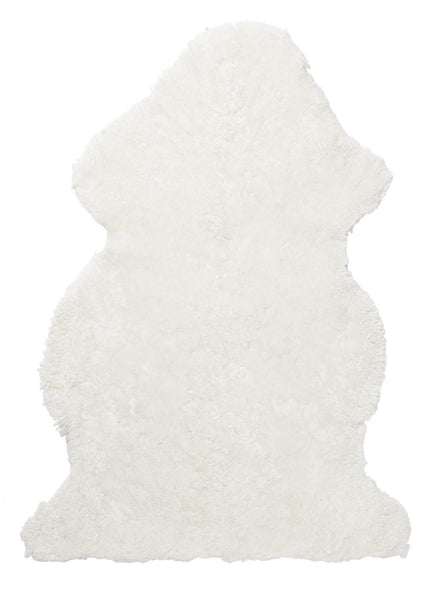 LARS | LARGE CURLY SHEEPSKIN | WHITE