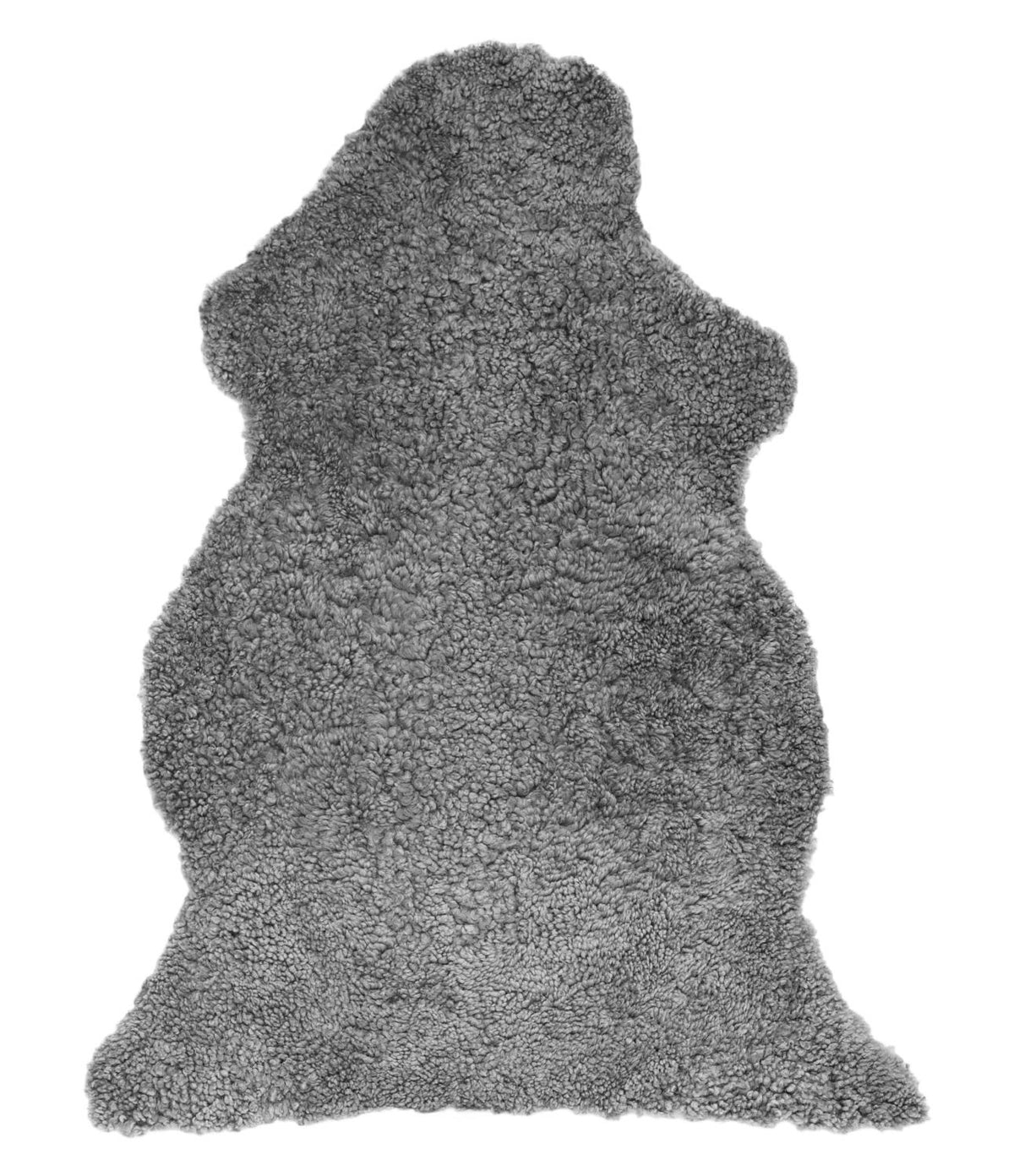 Lars - Large Curly Sheepskin - Grey