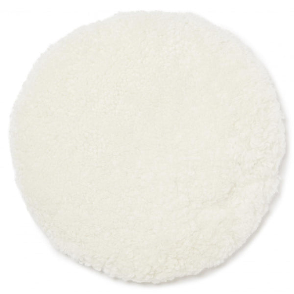 LASSE | CURLY PADDED SEAT PAD | WHITE