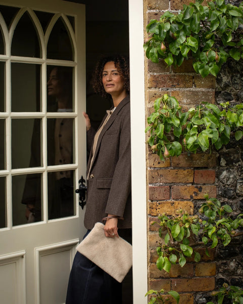 CHALK | TONI BLAZER | COFFEE