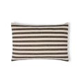 Arthur by Chalk - Long Oblong Cushion - Coffee Stripe