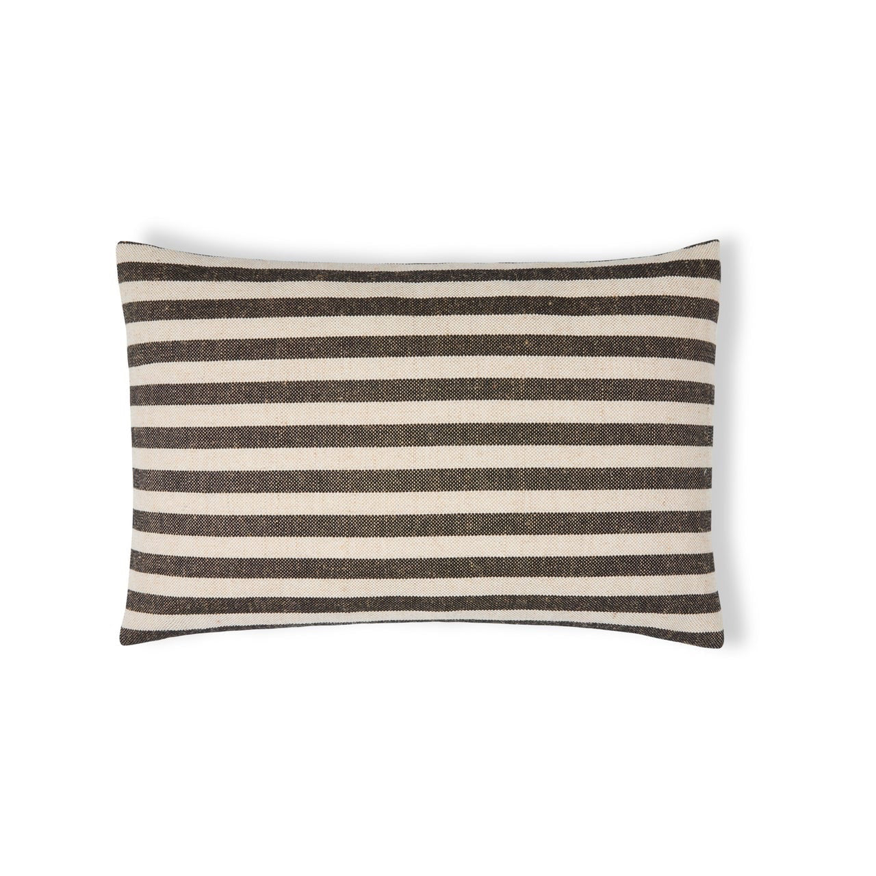 Arthur by Chalk - Long Oblong Cushion - Coffee Stripe