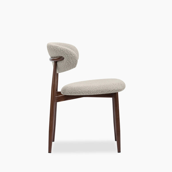 HANKO | DINING CHAIR | BOUCLE & WALNUT
