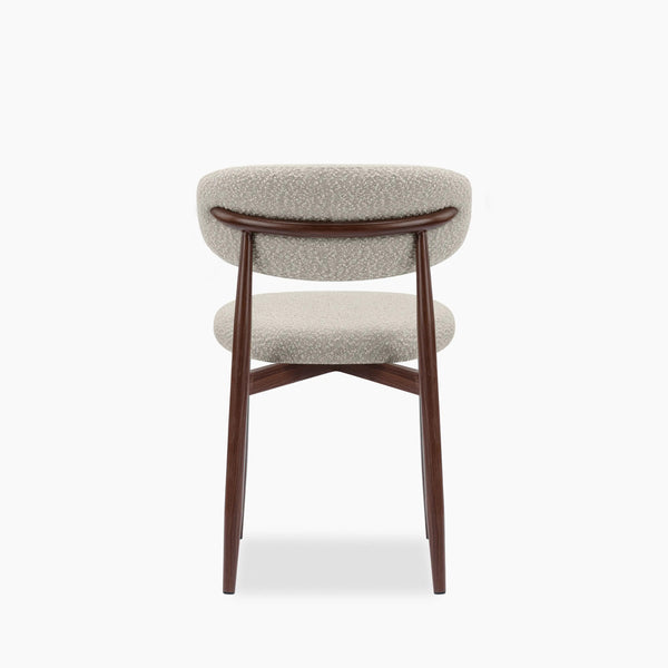 HANKO | DINING CHAIR | BOUCLE & WALNUT